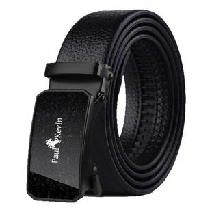 Paul Kevin正品保罗公子真皮带男质感自动扣男裤腰带男士耐用腰带