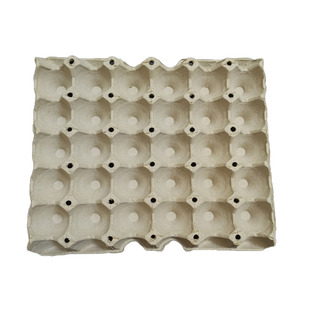 厂家直销30枚纯纸浆鸡蛋托盘包装盒纸托盘运输蛋托拖鸡蛋壳鸡蛋架