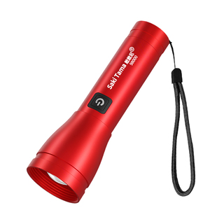 LED强光手电筒可充电超亮远射白激光多功能宿舍家用户外巡逻照明