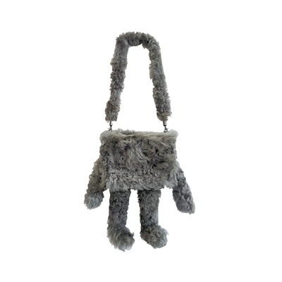 CICADA斜跨毛绒大容量可爱女包