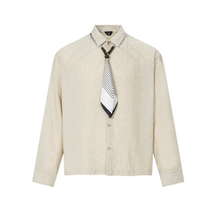 短句先生【素帛珠结】痞帅衬衫