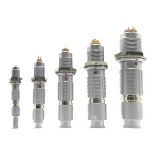 雷莫LEMO连接器FGG插头推拉自锁航空防水插头雷默金属圆形连接器