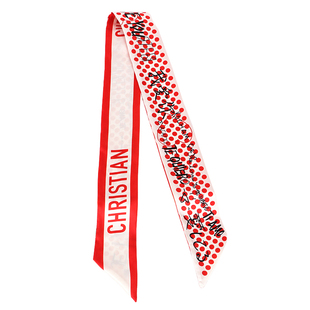 D家情人节礼物小丝巾女欧美法式发带绑缠手提包手柄丝带长条领巾