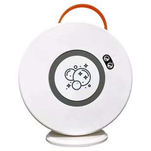 新款户外圆形泡泡机 全自动360度旋转宇航员泡泡枪儿童电动玩具