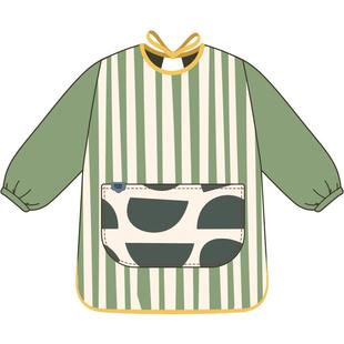 KK树宝宝罩衣防水防脏吃饭围兜儿童绘画画衣服反穿男女幼儿园美术