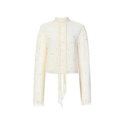 绑带LEFAME通勤百搭上衣