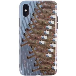 艺术家系列长谷川洋介光面手机壳适用于苹果iPhone7/8/X/Xs/Max/Xr