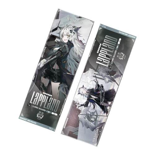 明日方舟浊心斯卡蒂 周边谷子贴纸桌游镭射票书签黍卡片物料全套