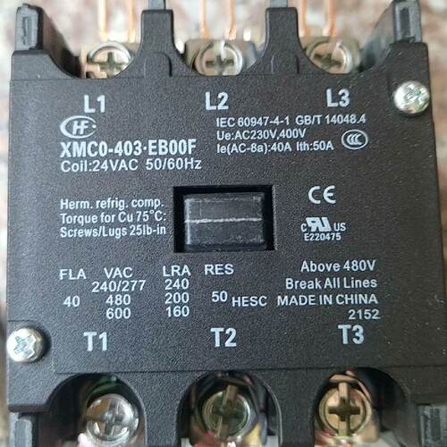 【询价】XMC0-403.EB00F宏发交流24VAC接触器，订适用