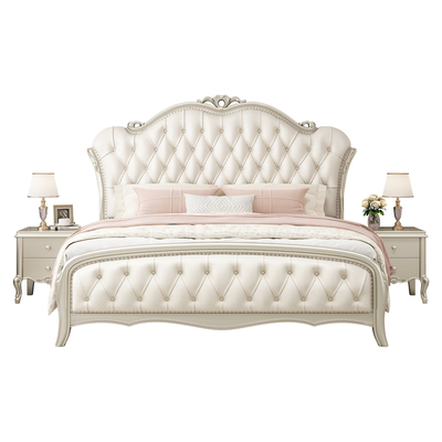 【头层牛皮】美式轻奢丘比特床