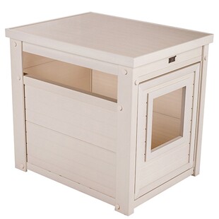 宅猫酱 入厕尊享喵生ECOFLEX猫厕所单层半封闭大号猫砂盆猫窝猫屋