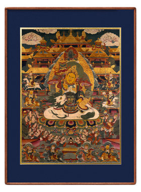唐卡-八方财神版画客厅装饰画