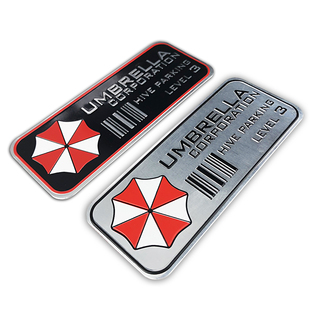 汽车装饰贴生化危机保护伞车贴划痕遮挡车身贴纸个性创意金属改装