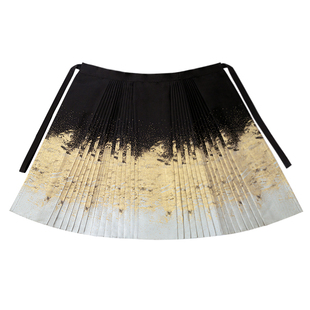 拟梦国风原创月生春江6米摆黑色织金明制日常汉服马面裙春季款女