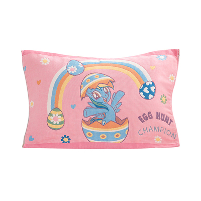 小马宝莉儿童纯棉纱布枕巾亲肤软