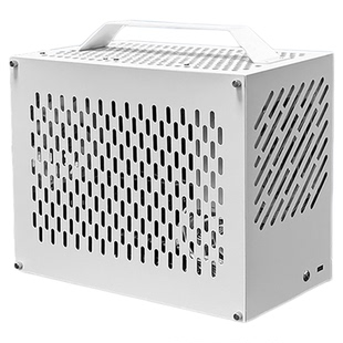 巧美手提式MATX主机箱黑白色SFX风冷散热侧透手工diy紧凑外壳M3