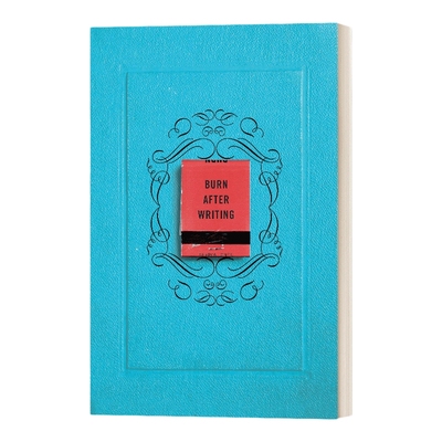 Burn After Writing 英文原版 写后即焚 创意笔记本 日志 英文版 进口英语原版书籍