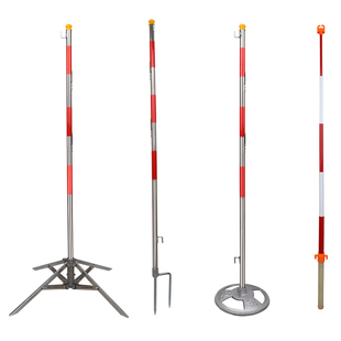 电力安全围栏网支架警示带伞式预埋式施工安全护栏围栏立柱防护栏