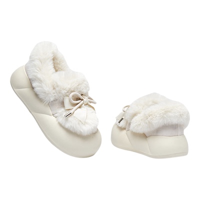 森马冬季加绒保暖厚底时尚休闲鞋