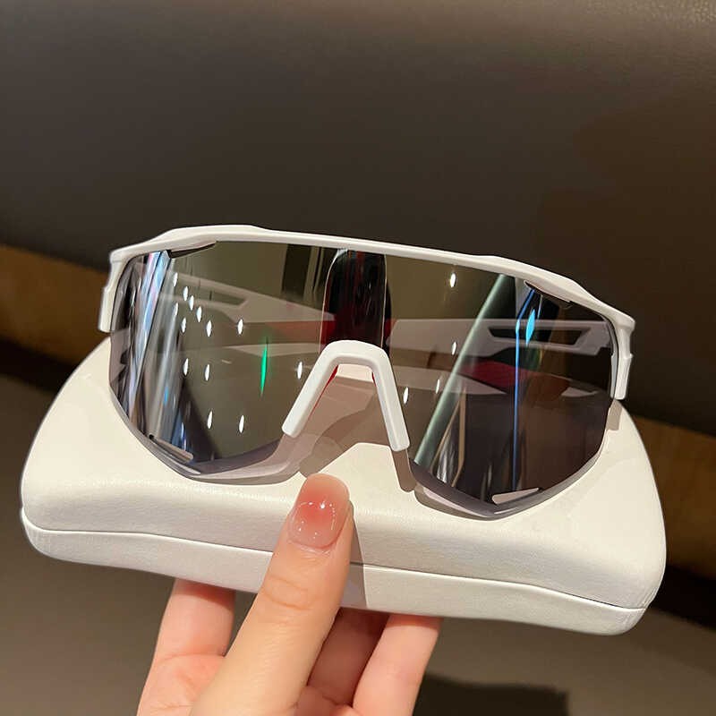 户外运动骑行登山太阳眼镜女大框遮阳防晒抗UV太阳眼镜男炫彩护目