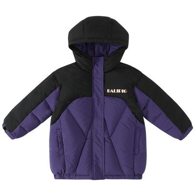 巴厘小猪男童抗寒三防连帽羽绒服