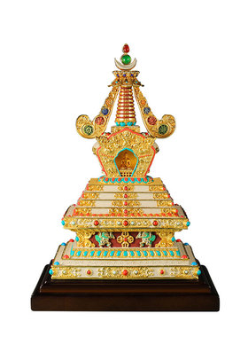 佛塔菩提塔噶当塔摆件