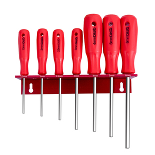 直柄内六角螺丝刀套装 平头L型6角扳手起子批1.5 2 3 4 5 6 改锥