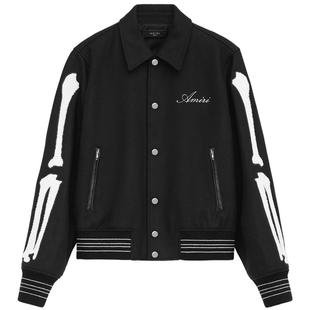 AMIRI 2025年早春女装 个性撞色骨头元素夹克外套