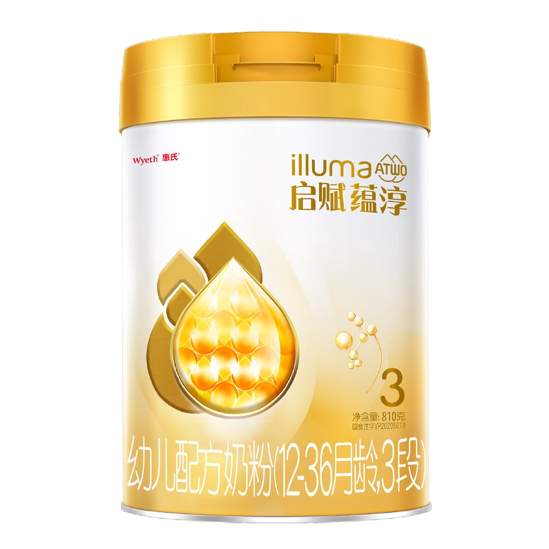 惠氏启赋蕴淳3段奶粉官方旗舰店