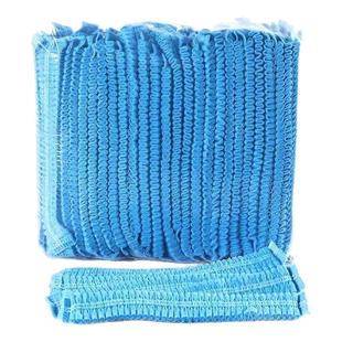 一次性头套帽子工作帽无纺布条形帽车间厨房餐饮防尘透气加厚网帽