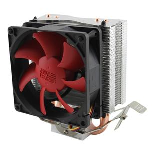 超频三红海mini静音版 双纯铜热管AMDCPU散热器 intel风扇
