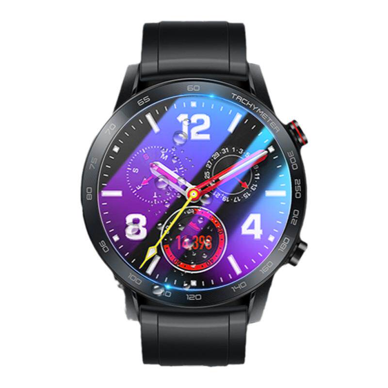 适用华为GT2/3watch1/2代智能手表pro高清钢化膜46mm荣耀Magic2圆形贴膜HUAWEI手表紫光贴膜高清