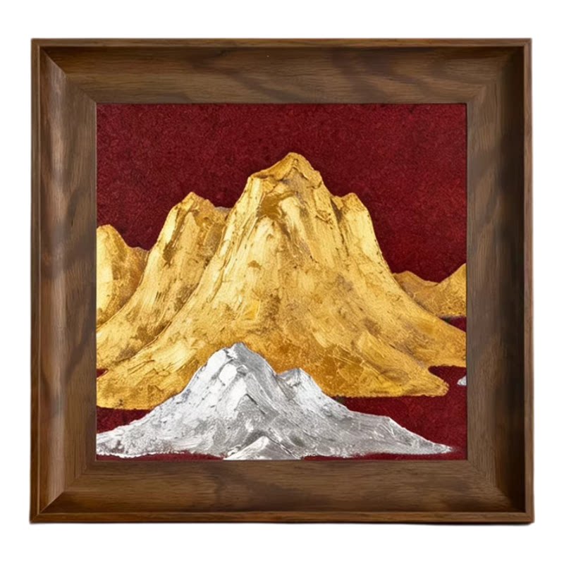 金山银山靠山装饰画客厅玄关