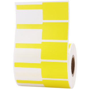 【B3S/B31专用】精臣b3s网线标签纸防水线缆标签彩色网络数据通信机房布线电线贴纸不干胶打印纸P型横版标签