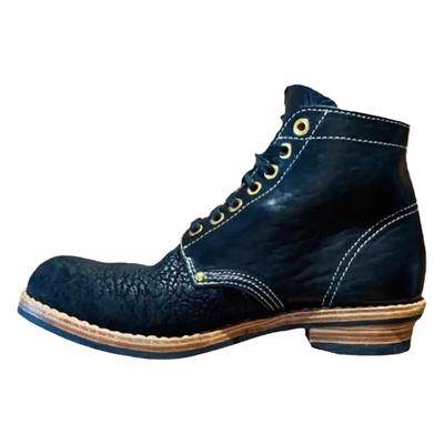 visvimunclegui马臀皮工装靴