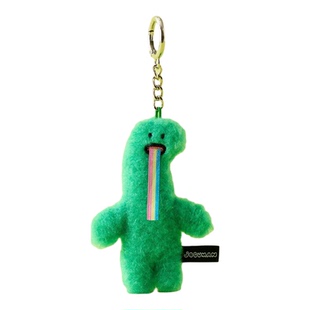 韩国代购JOGUMAN乔古曼叛逆系列绿色恐龙毛绒玩偶挂件钥匙扣包挂
