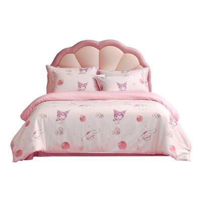 水星儿童A类抗菌三/四件套60S长绒棉纯棉床单宿舍四季秋冬