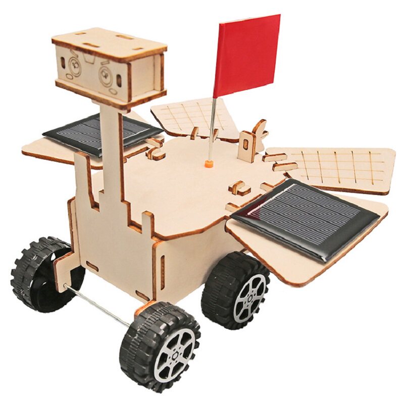 科学实验太阳能祝融号火星车科教前沿儿童手工科技小制作材料DIY