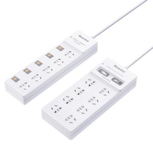 航嘉防雷插座电脑分控多位插排插防过载保护抗电涌浪涌接线板插板