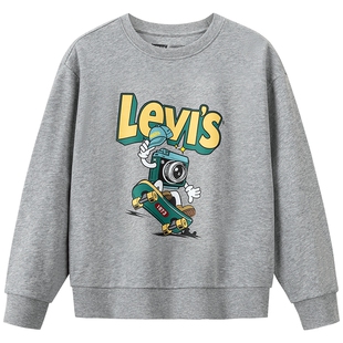 【新年马年】李维斯男童红色卫衣儿童套头衫2026拜年服过年衣服女