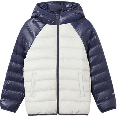 探路者儿童羽绒服2025秋款新品男童防风外套女童连帽保暖羽绒服