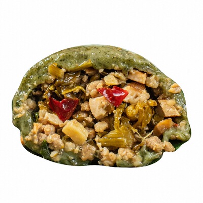 纯手工艾草青团咸味鼠曲草青团