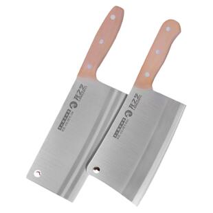 龙之艺家用菜刀免磨锻打不锈钢切菜刀切肉刀切片刀砍骨刀厨房刀具