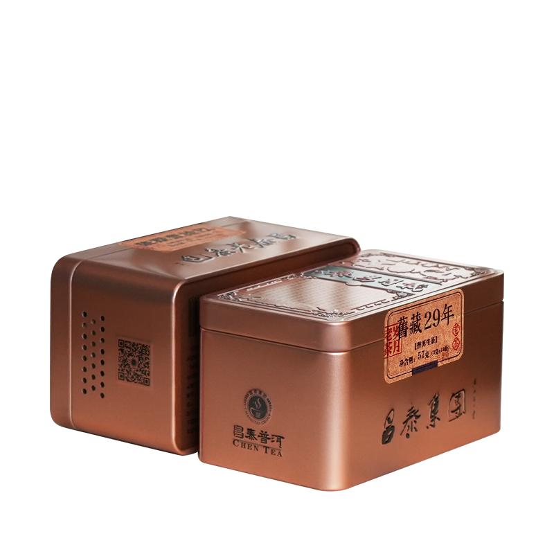 昌泰普洱 云南普洱茶岁月昌泰旧藏29年老茶包57克生茶 茶叶