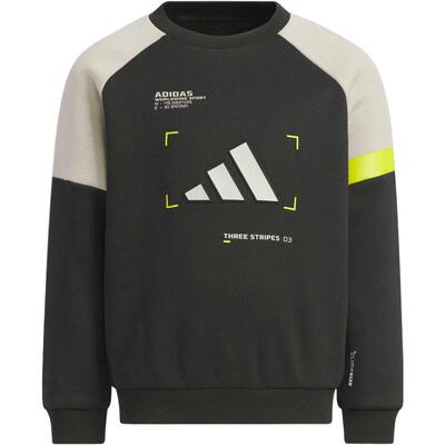 adidas阿迪达斯小童LK WARM CREW运动休闲套头衫卫衣KB5127