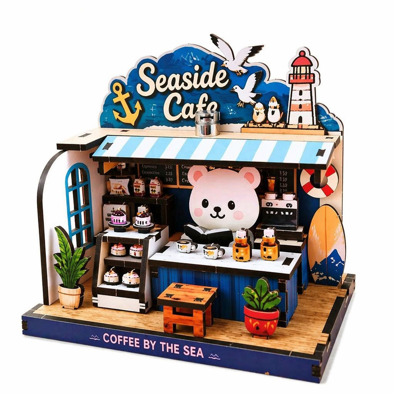 diy小屋手工拼装迷你房子微缩模