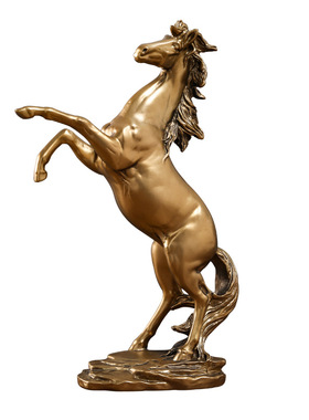 马到成功摆件客厅酒柜装饰品玄关书房办公室饭店开业乔迁商业礼物