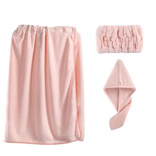 依明洁干发帽女吸水包头巾擦长头发加厚柔软毛巾儿童可爱浴帽单条