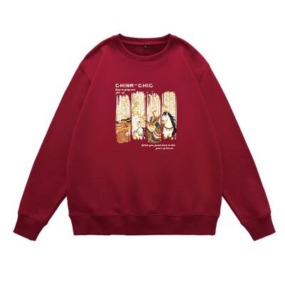 2026秋冬国潮新款马年本命年卫衣