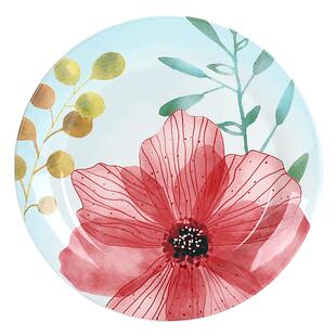 HOMIA花卉年华釉下彩陶瓷餐具套装家用吃饭碗面碗汤碗菜盘子碗碟